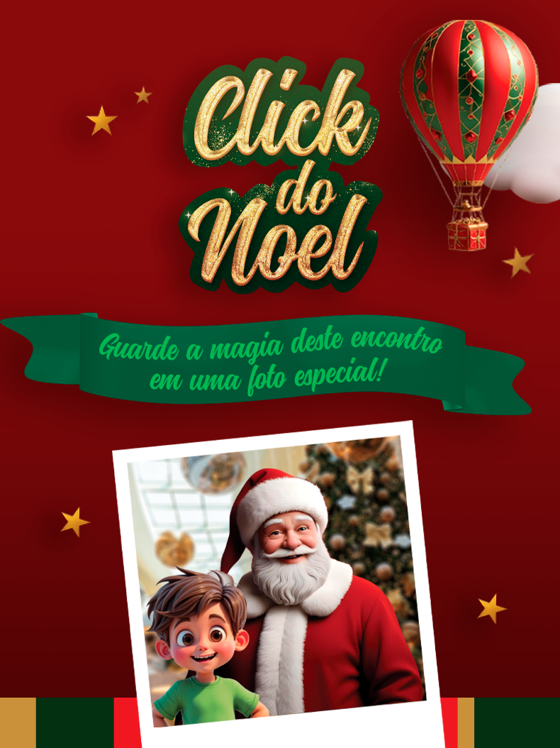 Faça a sua foto com o Papai Noel no Shopping Metropolitano