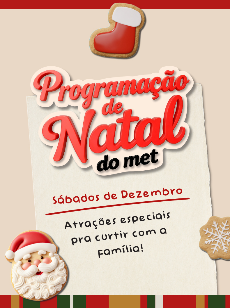 Programação de Natal do Met - Sábados de dezembro